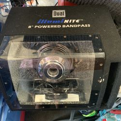 Dual 8inch powered sub