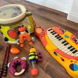 B. toys - Drum Set & Piano
