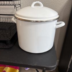 Pot Pan Large White 