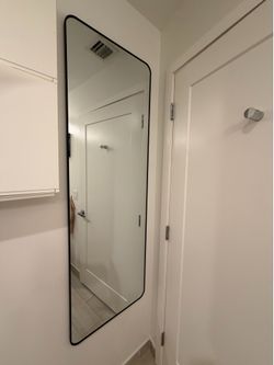 Full length mirror black