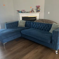 Blue Sectional 