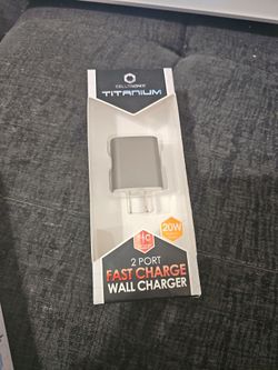 Celltronix Titanium 2 port fast charge wall charger
