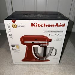 KitchenAid Artisan 5-Quart Stand Mixer Empire Red