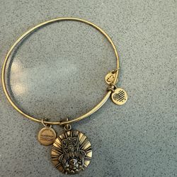 Alex and Ani Rafaelian Gold-tone Hand of Fatima Expandable Charm Bracelet