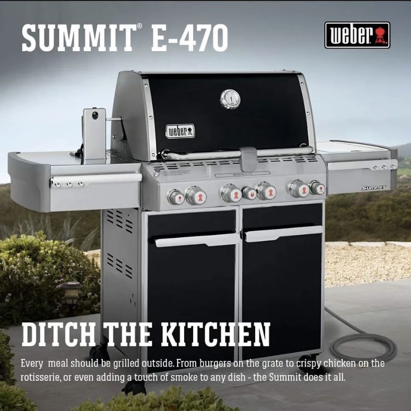 Weber Grill Summit E-470 Brand New