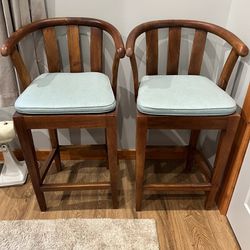 New Bar Stools with Cushions Set Of Two- Pier One Imports