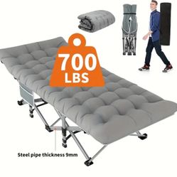 Folding Camping Bed With Mattress 