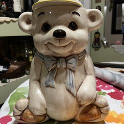 New Ceramic Cookie Jar -  Bear