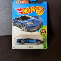Hot Wheels Exotics Blue '17 Ford GT 