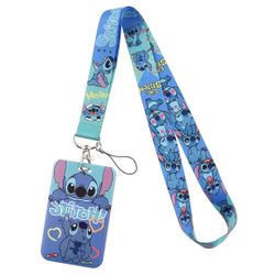 Disney - Lilo and Stitch - Lanyard Keychain Cardholder USB Holder