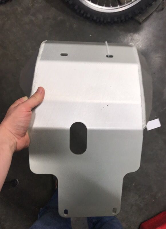Suzuki DR650 ricochet skid plate