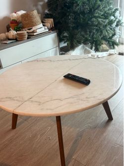 Restored marble table