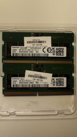 16 GB (2x8GB), DDR5-5600, SO-DIMM (laptop RAM)