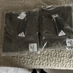 2 - Brand New Deep Green Adidas T- Shirts - Size 2XL
