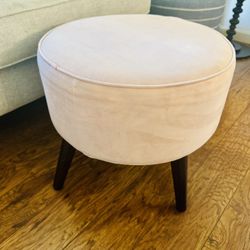 Blush Pink Ottoman/stool From Target 