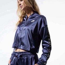 Nike Track Air Women's Satin Track Jacket Size Large 
