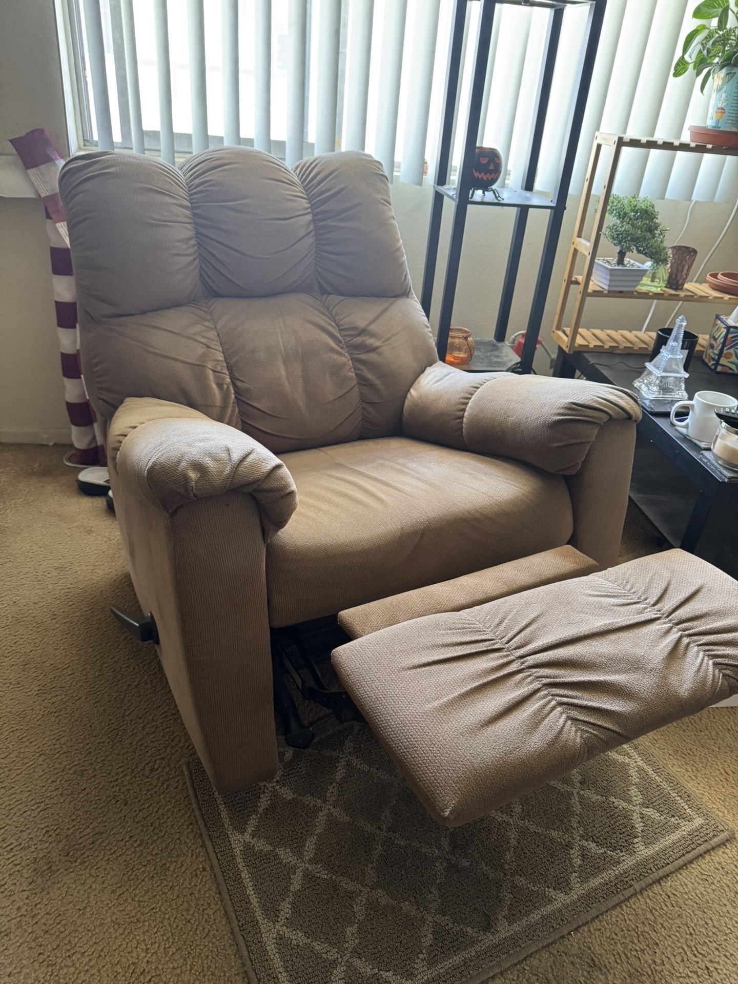 Couch Recliner Brown