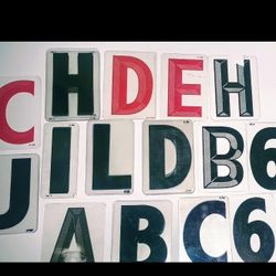 MOVIE THEATER VINTAGE MARQUEE LETTERING