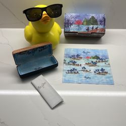 Sunglasses- LIMITED EDITION Maui Jim “Hula Blues” 710-72 Vinyl Record Wearable Art!