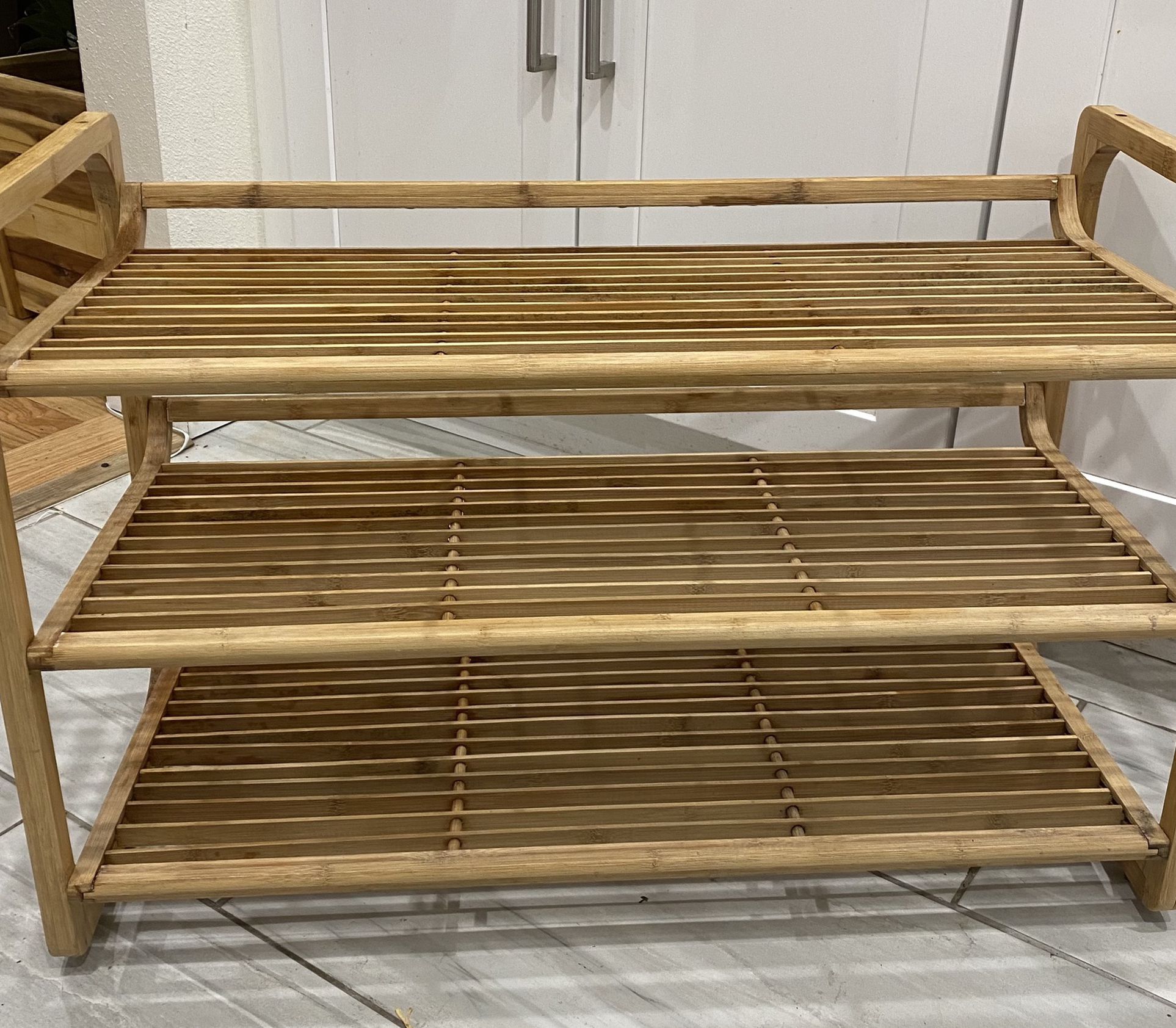 Bamboo Shoes Rack