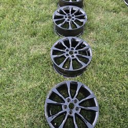 2017 Ford Fusion Energi Black Powder Coated Rims (17” – Set of 4)