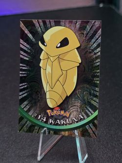 Pokemon Topps Chrome - Kakuna #14 (Spectra) - TV Animation Edition - NM