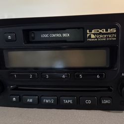 98-02 Lexus LX470 Nakamichi Radio/CD Changer/Cassette & Amp
