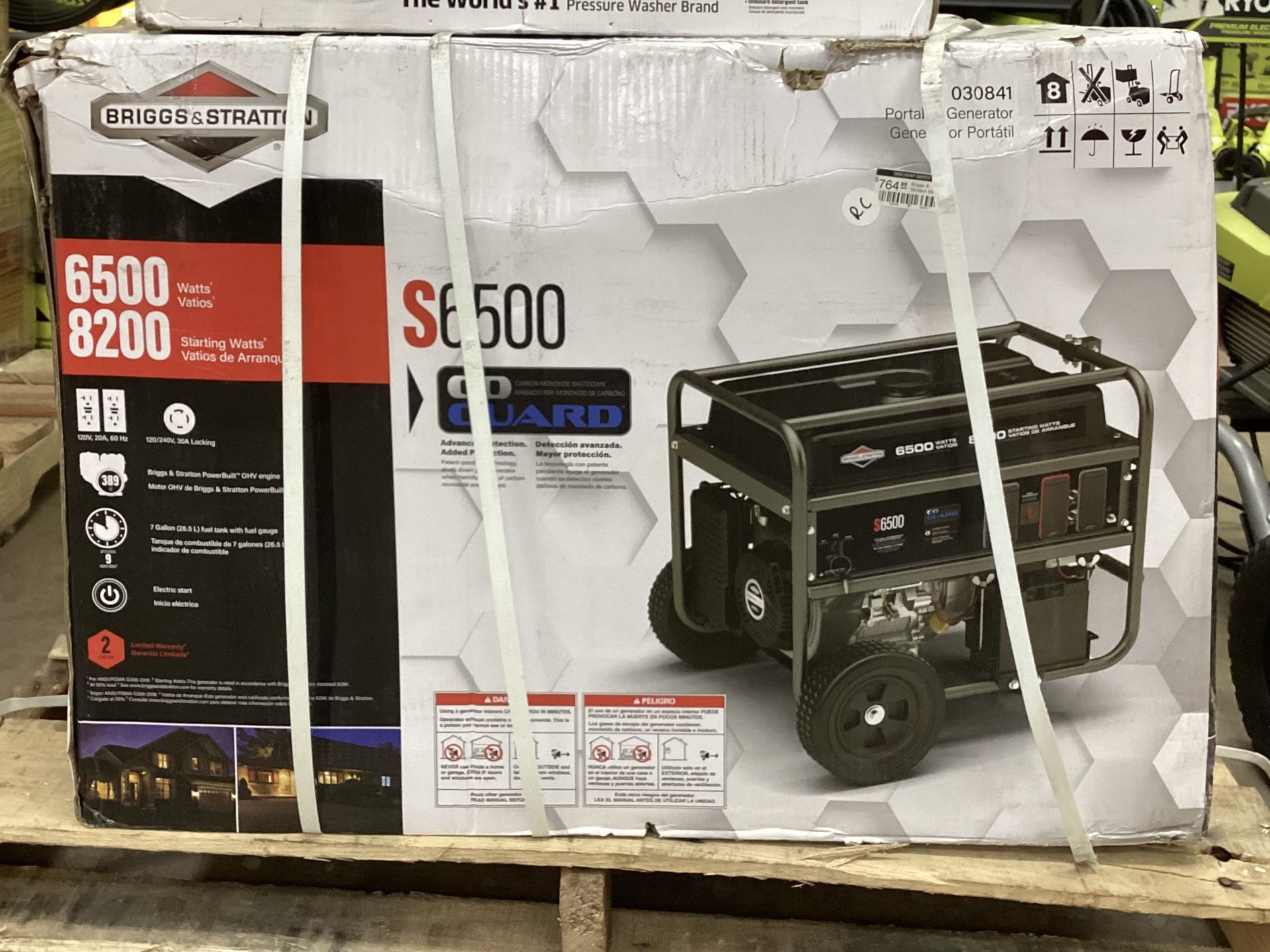Briggs And Stratton 6500 Watts Portable Generator (new)