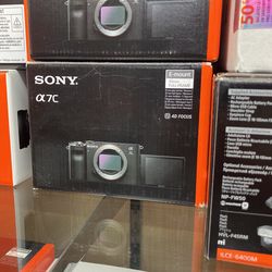 New Black Or silver Sony A7C