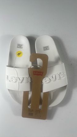 Levi's 3D Slide Sandals White Size 9