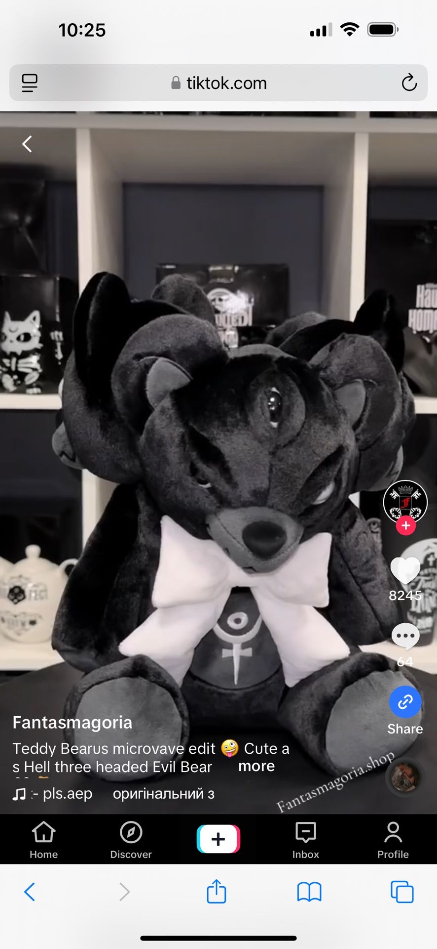 Three Headed Bear plushy