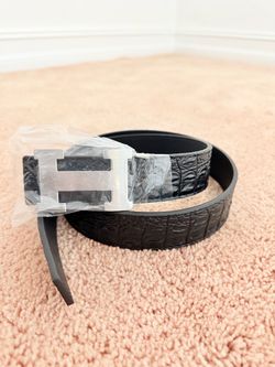 Mens Brand New Belt Croc Skin