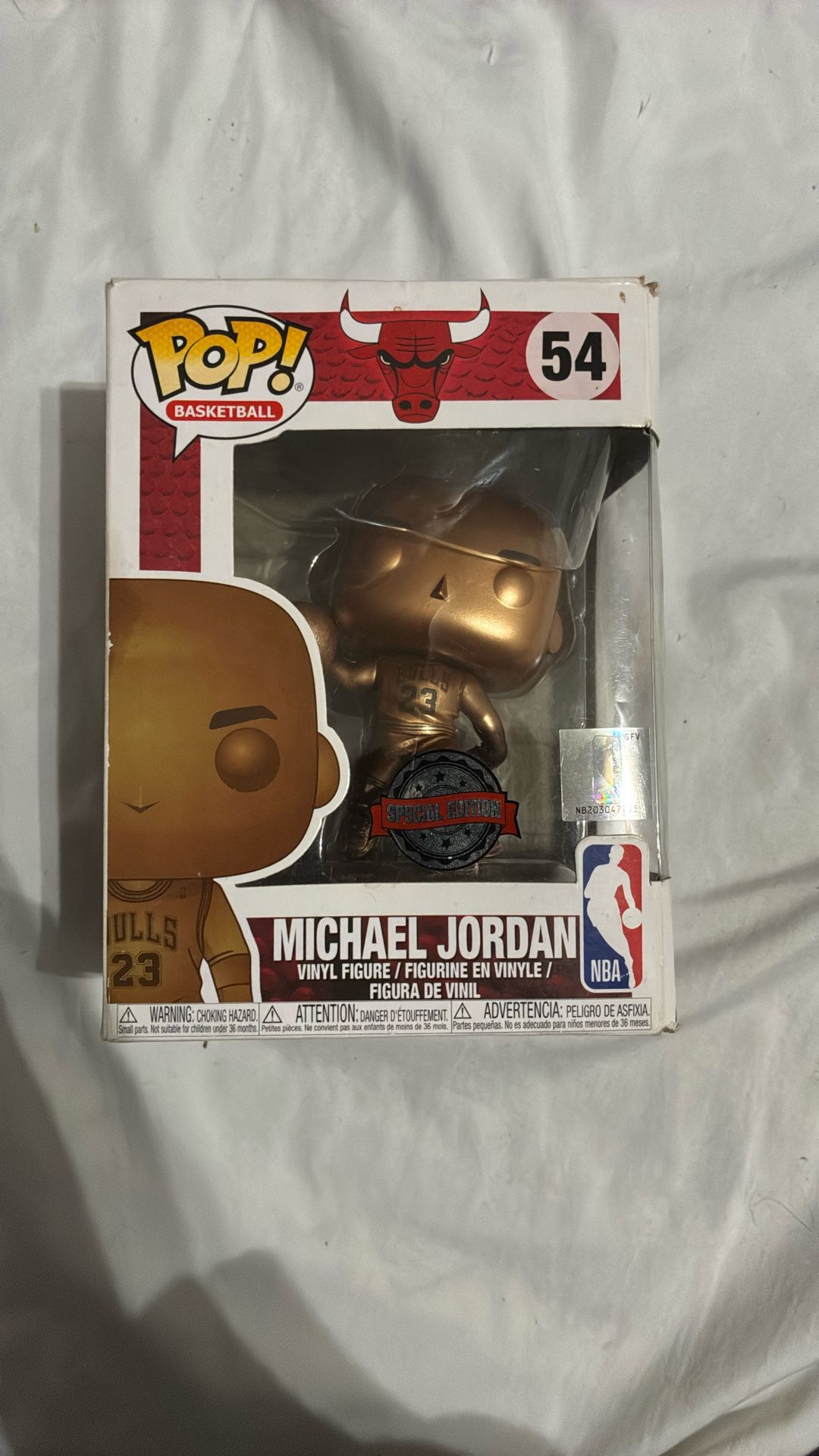 Michael Jordan Gold Funko Pop
