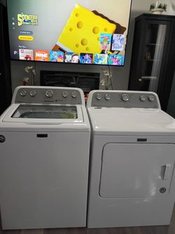 MAYTAG WASHER AND DRYER ELECTRIC!