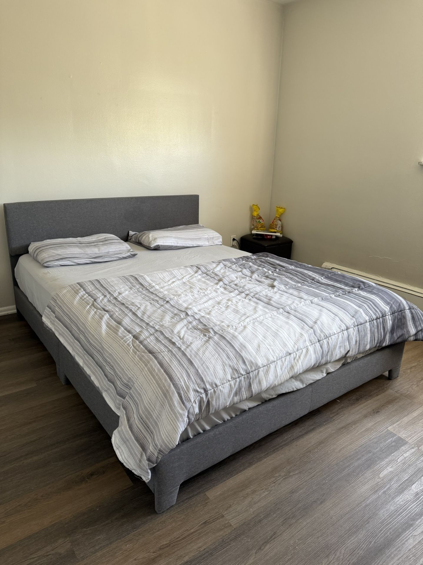 Queen Bed Frame And mattress For Sale