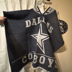 Dallas cowboys poncho