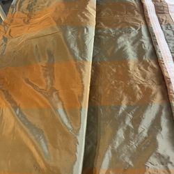 Beautiful Silk taffeta Drapes 50 X 84