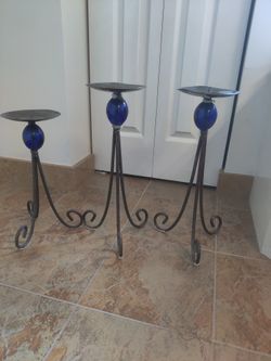 Candle holders $15 for all 3