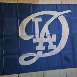 Dodgers Flag 5ftx3ft $20 Firm On Price