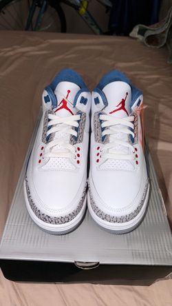 Size 7 Mens Nike Air Jordan 3 Retro "True Blue" OG Deadstock - With Box & Hangtag