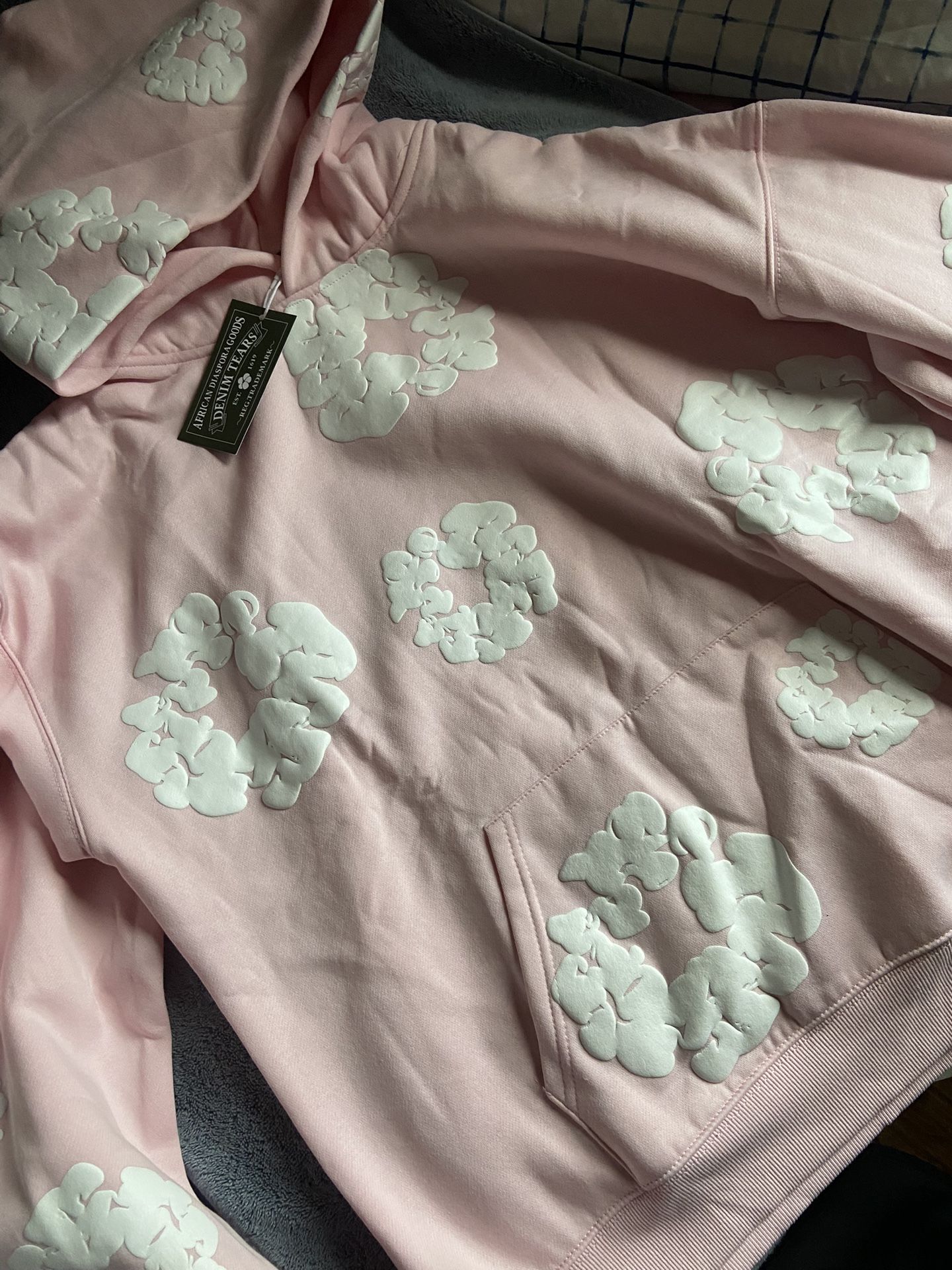 Denim Tear Pink Hoodie