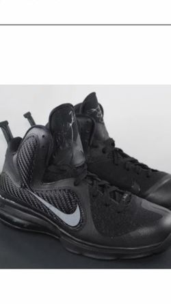LeBron 9’s All black out Size 8