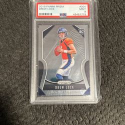 2019 Prizm Drew Lock PSA 9 