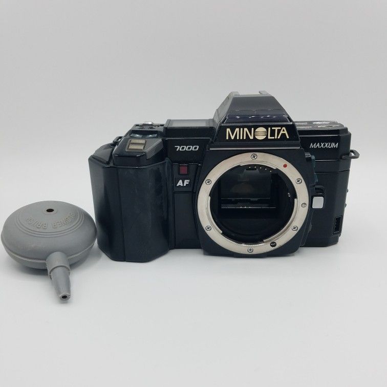 Minolta MAXXUM 7000 AF SLR Film Camera Body Tested Working A-Mount