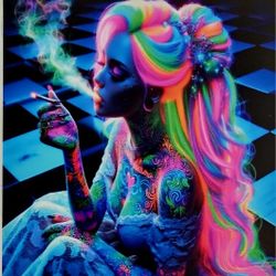 Rainbow Girl Vinyl Decal