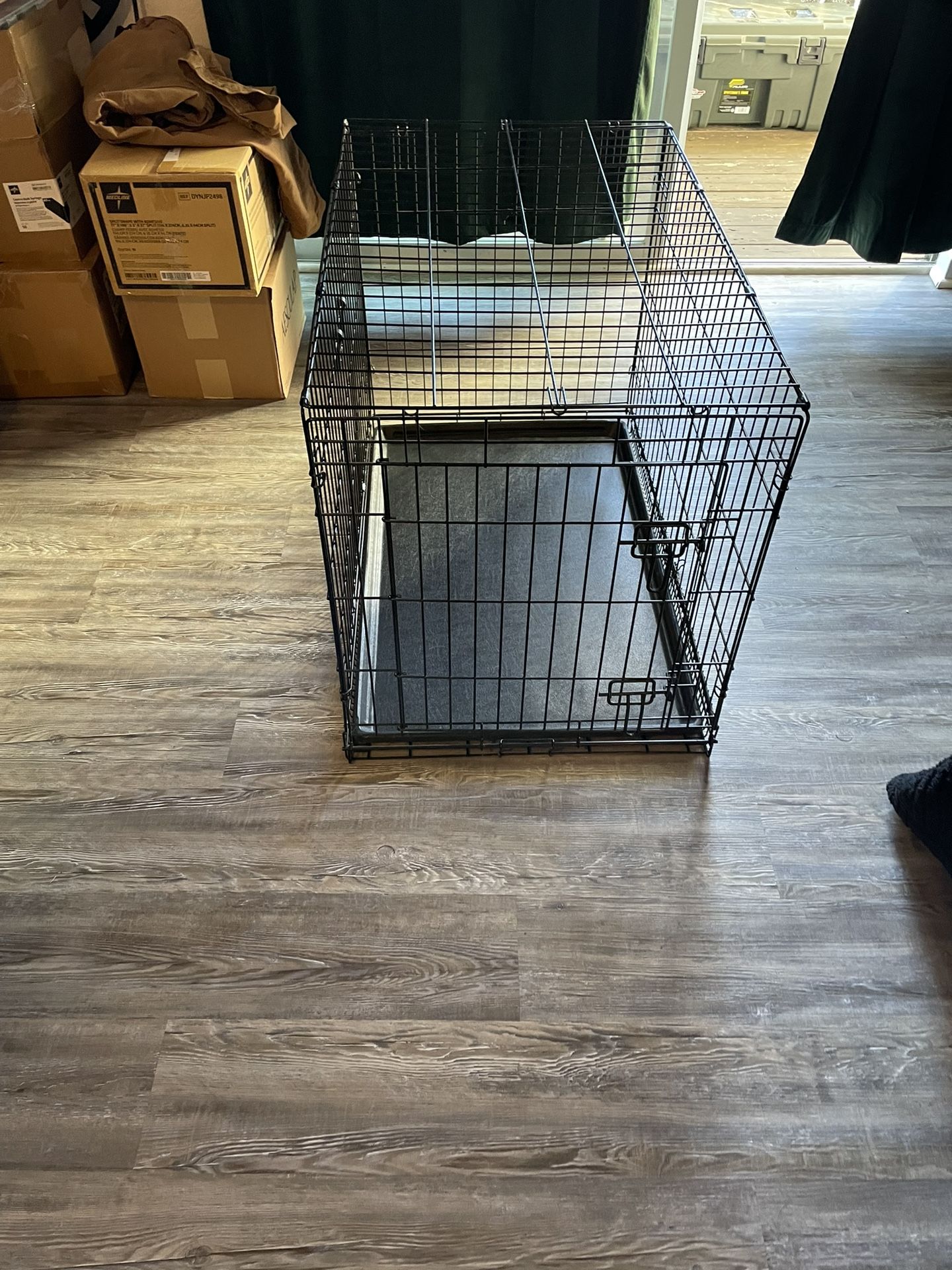 Metal Folding Dog Crate