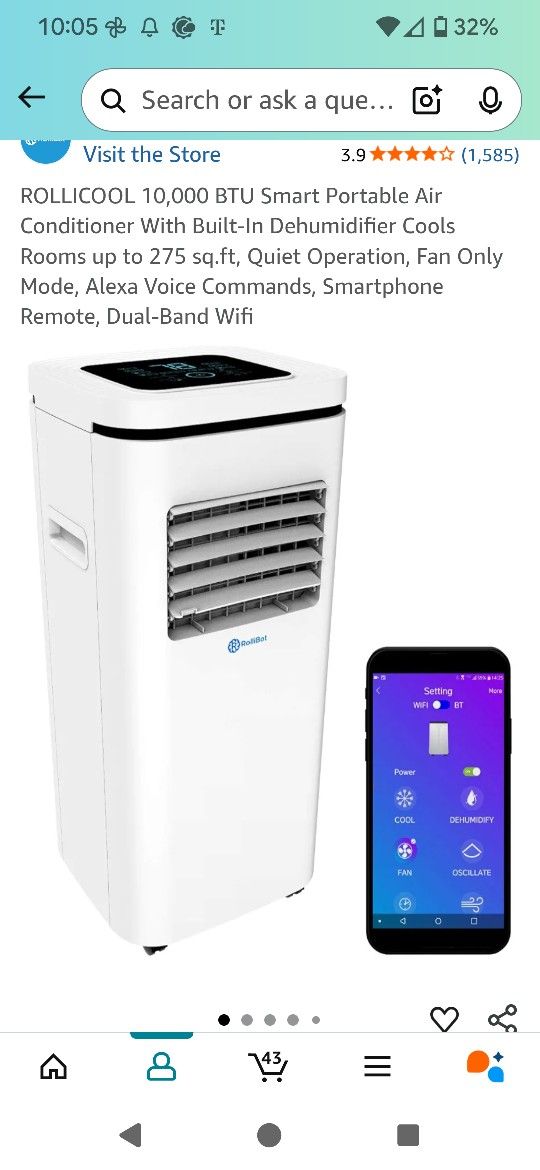 Rollibot Portable AC. 