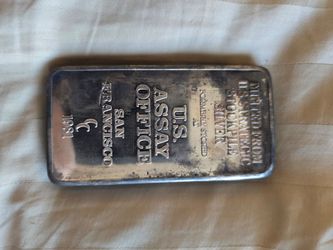 10 Ounce .999 SILVER 1981  U.S. Assay Office