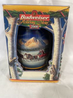 2000 Budweiser holiday in the mountains mug