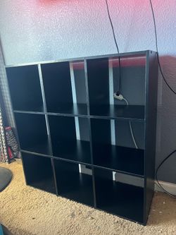 Black organizer/ bookshelf
